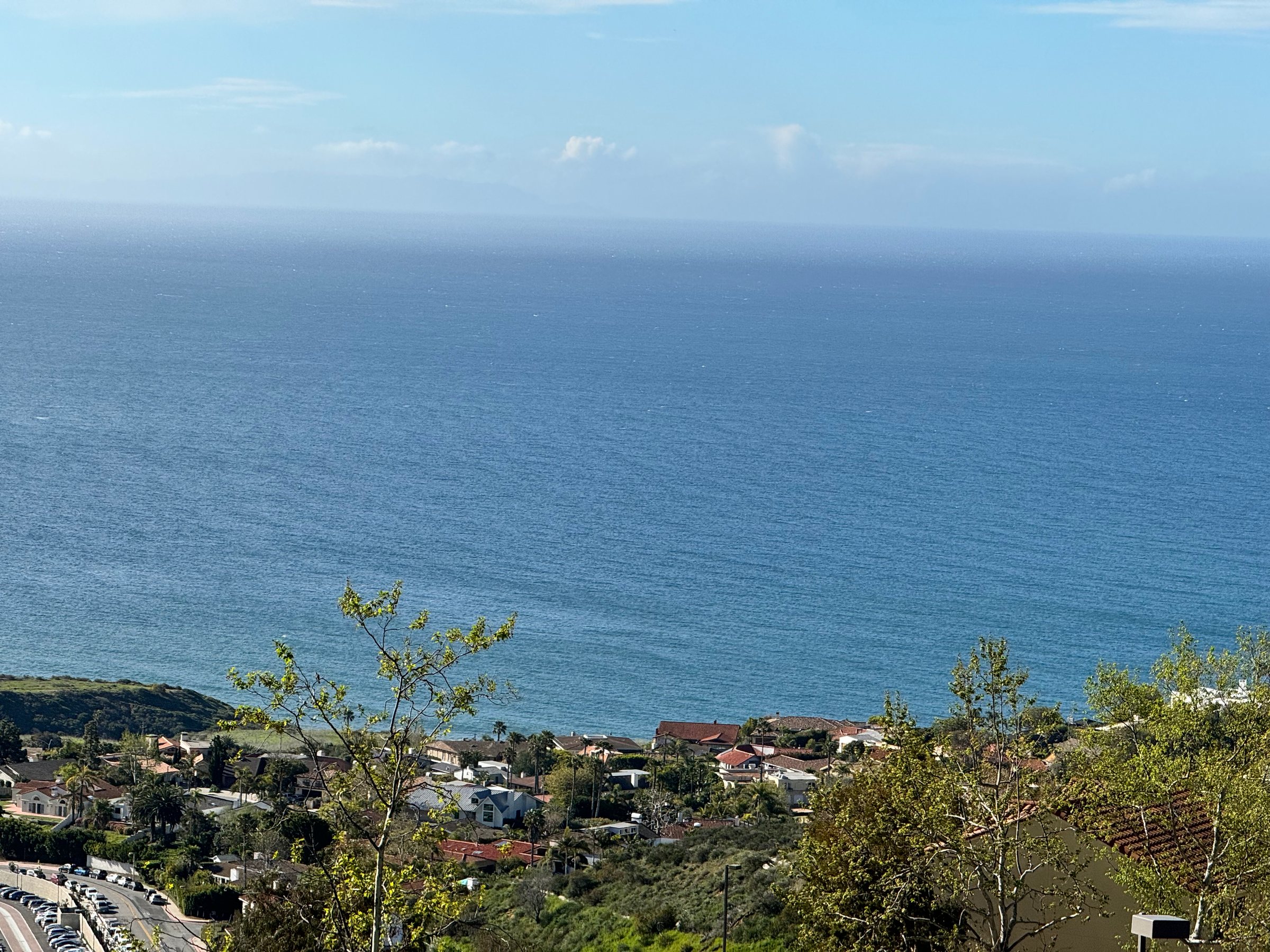 A coastal community overlooking the Pacific Ocean, photographed by Nicholas Hanley.